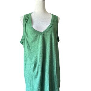 Stylish Green Sleeveless Top
